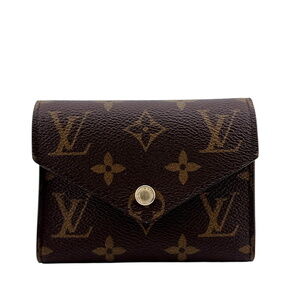 LOUIS VUITTON M62472 Portefeuille Victorine Monogram Tri-fold Wallet Brown